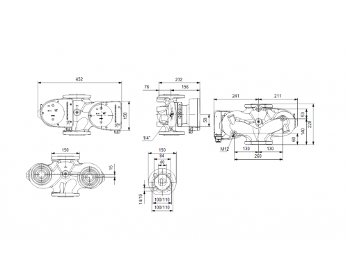 Насос циркуляционный Grundfos MAGNA1 D 40-60 F 220