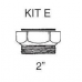 Комплект подключения E (адаптер 2”x1 ½”) DAB ADAPTATION KIT E - 1 1/2