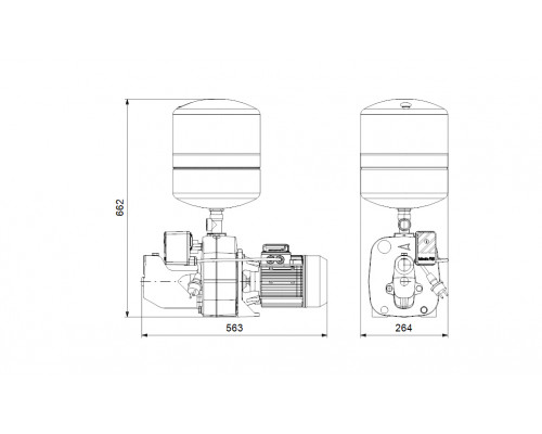 Установка для систем водоснабжения Grundfos JPA 5-61 PT-V A-A-BBVP