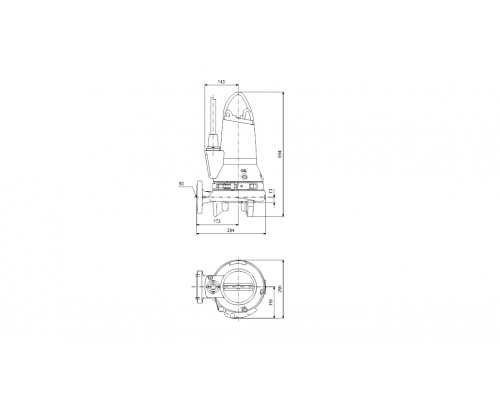 Насос канализационный Grundfos SEG.50.31.2.50B