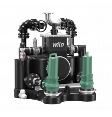 Стандартизированная напорная установка для отвода сточных вод с системой сепарации твердых веществ Wilo EMUport CORE 45.2-30A