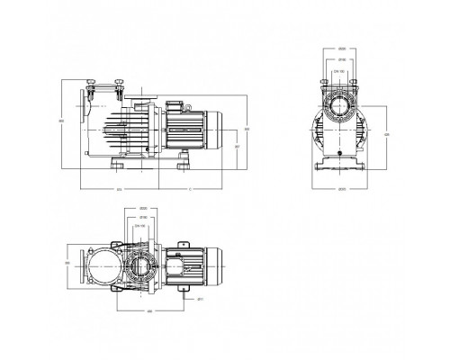 Насос для бассейна DAB EUROPRO 750 T