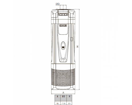 Насос колодезный DAB DTRON2 X 45/90