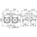 Циркуляционный насос Standard Wilo TOP-SD 40/3 EM PN6/10