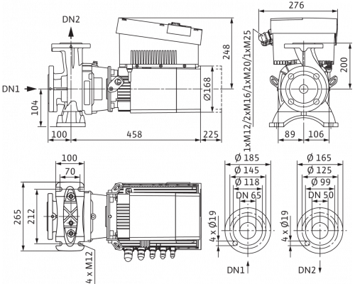 Циркуляционный насос Wilo Stratos GIGA B 50/1-27/3,0-R1