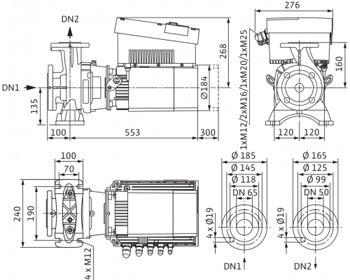 Циркуляционный насос Wilo Stratos GIGA B 50/1-37/5,0-R1