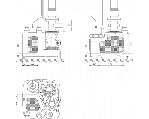 Напорная установка отвода сточной воды Wilo DrainLift M 1/8 (1~230 V, 50 Hz)