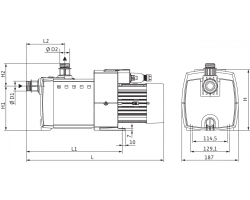 Насос Wilo HiMulti 3-24 P/S1