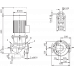 Циркуляционный насос с сухим ротором в исполнении Inline с фланцевым соединением Wilo CronoLine-IL 125/170-4/4