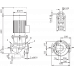 Циркуляционный насос с сухим ротором в исполнении Inline с фланцевым соединением Wilo CronoLine-IL 125/220-5,5/4