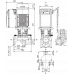 Циркуляционный насос с сухим ротором в исполнении Inline с фланцевым соединением Wilo CronoLine-IL-E 150/260-18,5/4-R1