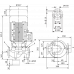 Циркуляционный насос с сухим ротором в исполнении Inline с фланцевым соединением Wilo VeroLine-IPL 80/105-3/2