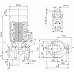 Циркуляционный насос с сухим ротором в исполнении Inline с фланцевым соединением Wilo VeroLine-IPL 40/160-4/2