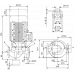 Циркуляционный насос с сухим ротором в исполнении Inline с фланцевым соединением Wilo VeroLine-IPL 50/140-3/2