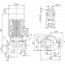 Циркуляционный насос с сухим ротором в исполнении Inline с фланцевым соединением Wilo VeroLine-IPL 80/110-4/2