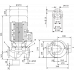 Циркуляционный насос с сухим ротором в исполнении Inline с фланцевым соединением Wilo VeroLine-IPL 50/175-5,5/2