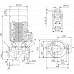 Циркуляционный насос с сухим ротором в исполнении Inline с фланцевым соединением Wilo VeroLine-IPL 50/175-7,5/2