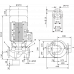 Циркуляционный насос с сухим ротором в исполнении Inline с фланцевым соединением Wilo VeroLine-IPL 40/195-7,5/2