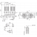 Циркуляционный насос с сухим ротором в исполнении Inline с фланцевым соединением Wilo CronoTwin-DL 100/200-3/4