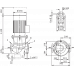 Циркуляционный насос с сухим ротором в исполнении Inline с фланцевым соединением Wilo CronoLine-IL 100/400-37/4