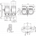 Циркуляционный насос с сухим ротором в исполнении Inline с фланцевым соединением Wilo CronoTwin-DL-E 125/210-5,5/4-R1