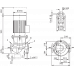 Циркуляционный насос с сухим ротором в исполнении Inline с фланцевым соединением Wilo CronoLine-IL 100/390-30/4