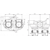 Циркуляционный насос Standard Wilo TOP-SD 40/15 EM PN6/10