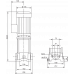 Вертикальный многоступенчатый насос Wilo MVIL 310-16/E/3-400-50-2/IE3