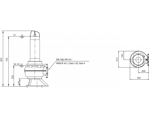 Фекальный насос Wilo Rexa FIT V10DA-424/EAD1-4-T0025-540-O