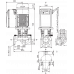 Циркуляционный насос с сухим ротором в исполнении Inline с фланцевым соединением Wilo CronoLine-IL-E 125/220-7,5/4